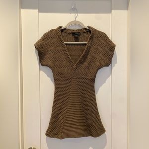 Calvin Klein Short Sleeve Knitted Sweater